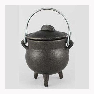 Caldero de hierro fundido liso de 3"