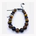 10mm Tiger Eye, Yellow bracelet