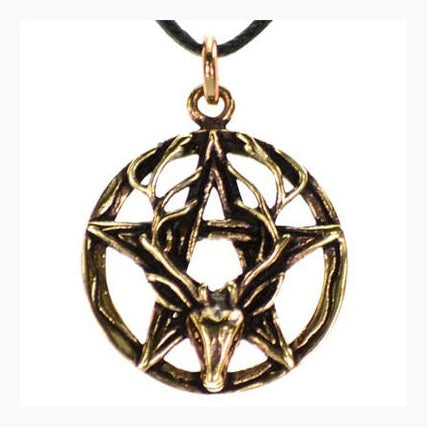 Pentagrama Ciervo bronce