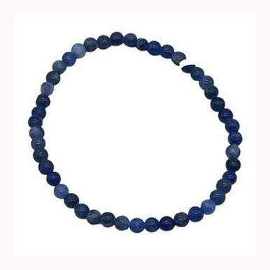 Pulsera de sodalita de 4 mm