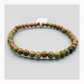 Pulsera de unakita de 4 mm