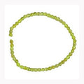 Pulsera de peridoto de 3-4 mm
