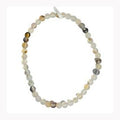 4mm Agate, White & Black bracelet