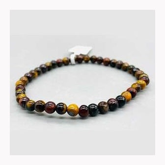 4mm Tiger Eye Tri Color bracelet