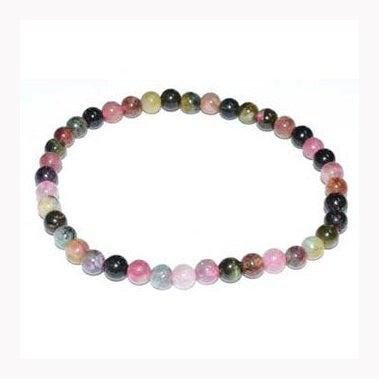 5-7mm Tourmaline, Pink Mix bracelet