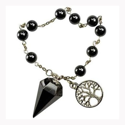 Pulsera de péndulo de hematita