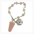 Rose Quartz pendulum bracelet