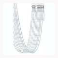 (set of 12) 20" Silver Plated Brass Chain