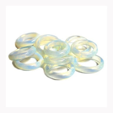 (set of 25) Opalite (size 6-10) rings