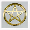 Azulejo de altar con pentagrama de latón de 5,75"