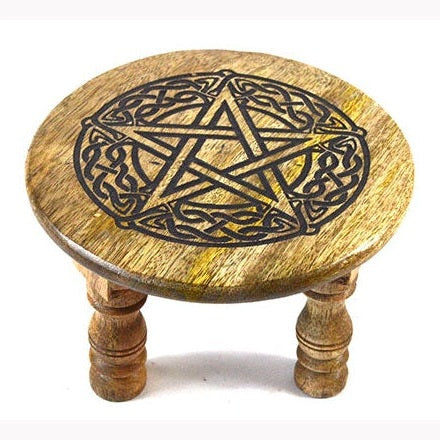 6"dia x 4" Pentagram altar table