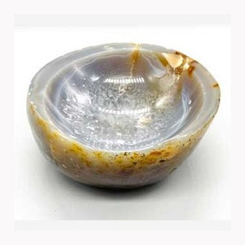 Cuenco de ofrenda de ágata natural de 4"-6"