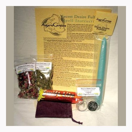 Kit ritual de deseo secreto cumplido