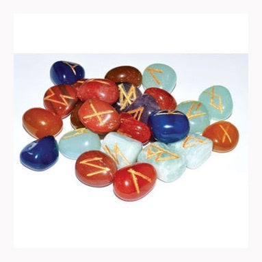 7 Chakra rune set