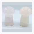 (set of 2) 1 3/4" Mushroom Calcite, Pink