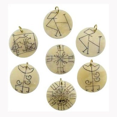(set of 23) T ibetan Bone Charm various