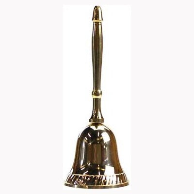 Campana de mano de latón de 3"