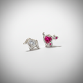 Consciences Stud Earrings – Angel & Devil