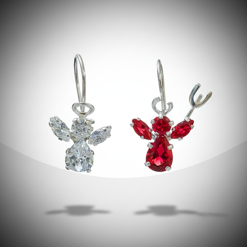 Consciences Earrings – Sterling Silver .925
