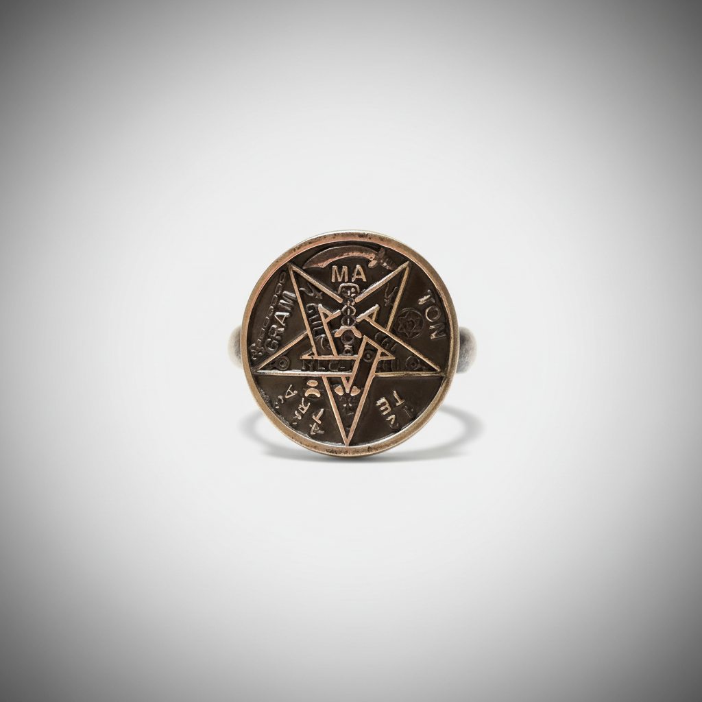 Tetragrammaton Adjustable Ring – Sterling Silver 925