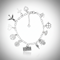 Sacred Symbols Charm Bracelet – Sterling Silver 925