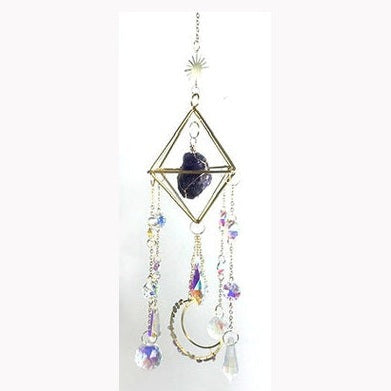 18" Amethyst sun catcher