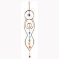 19"x 3" Goddess with Charka Stones wall hanging