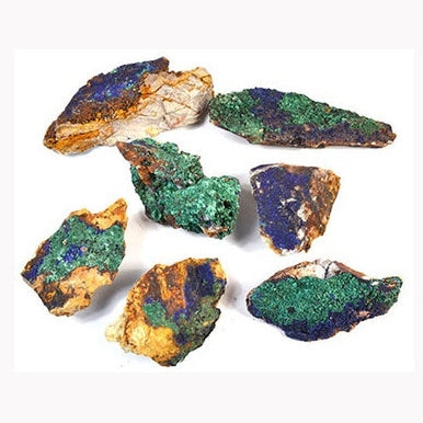 ~3- 5# Flat of Azurite specimen