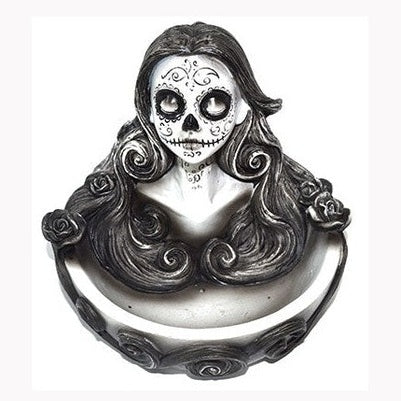 4 1/2" Day of the Dead  incense burner