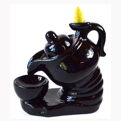 6" Tea Pot backflow burner