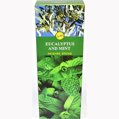 (box of 6) Eucalyptus and Mint sree vani stick