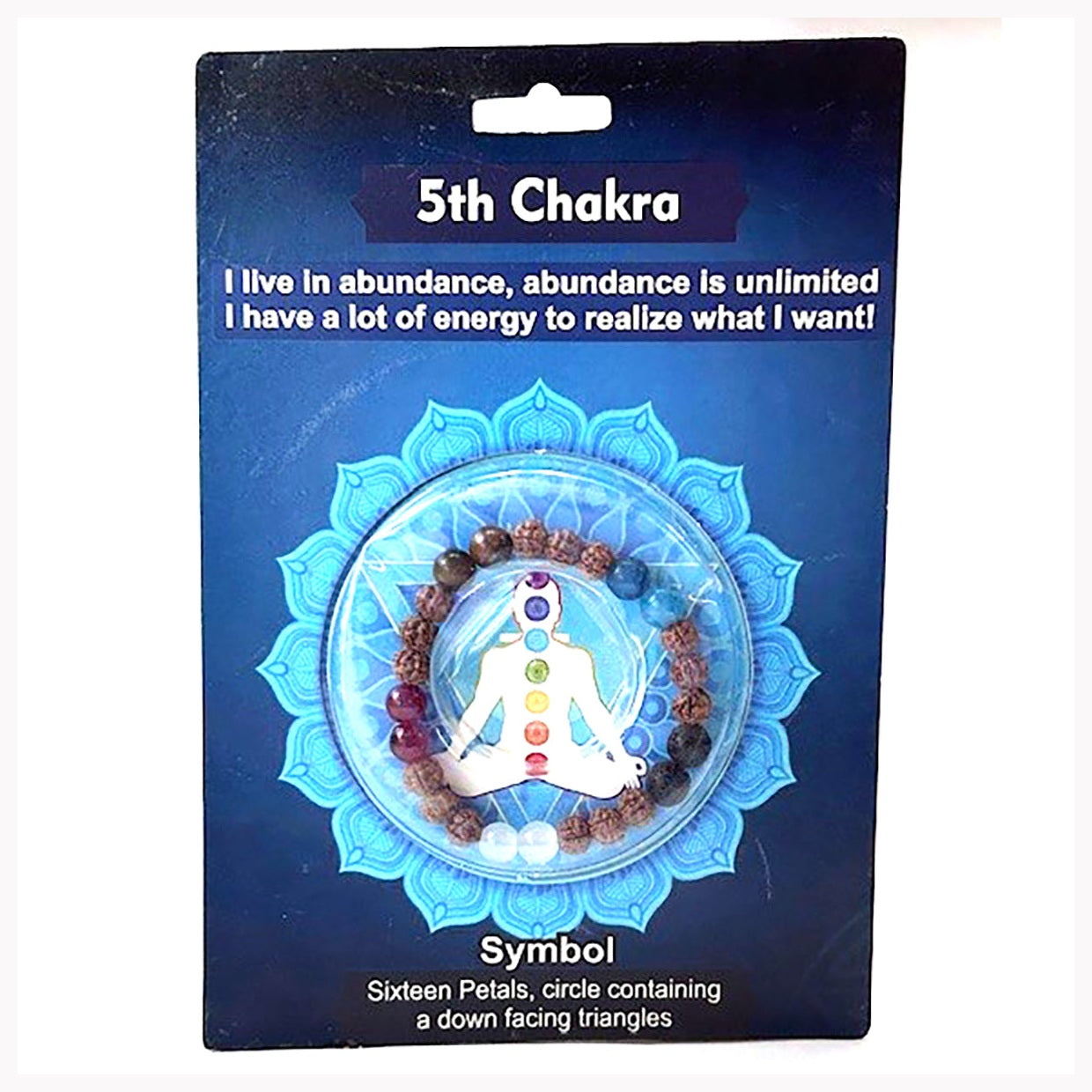 5th Chakra Rudraksha bracelet