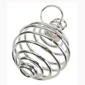(set of 24) 1" Silver Plated coil
