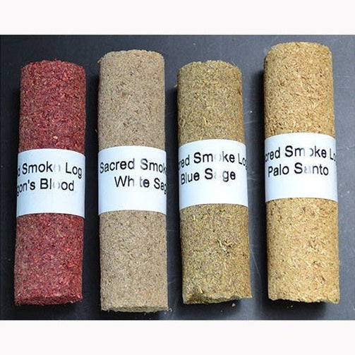 (set of 4) 4" Sacred Logs white sage